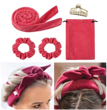 Heatless Curling Rod Headband Hair Curlers