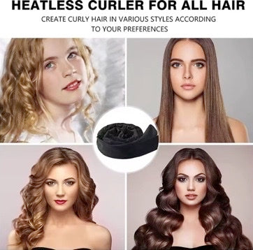 Heatless Curling Rod Headband Hair Curlers